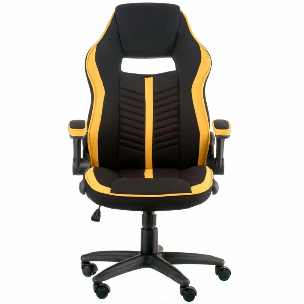 Ігрове крісло Special4You Prime black/yellow (000003638) - фото 2