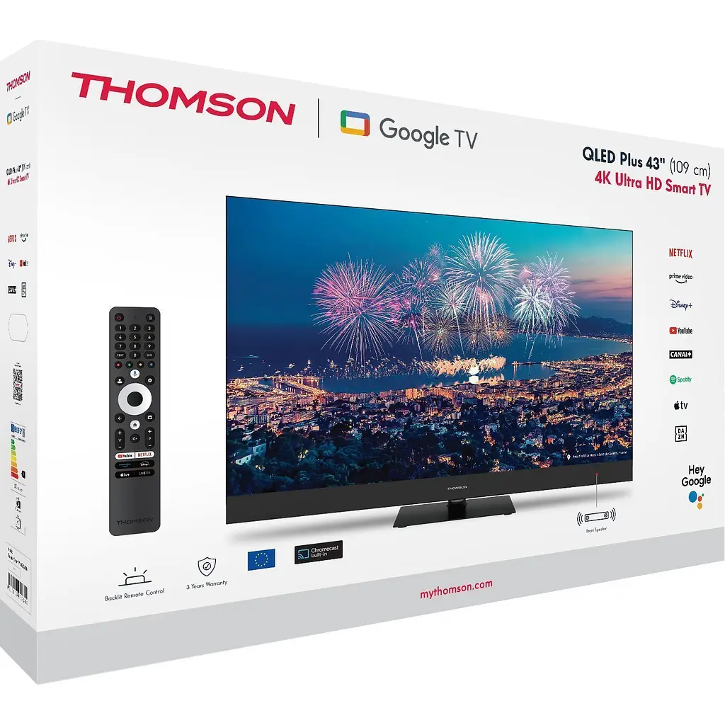 Телевізор Thomson QG6C14 43` QLED Ultra HD 4K (43QG6C14) [139515] - фото 9