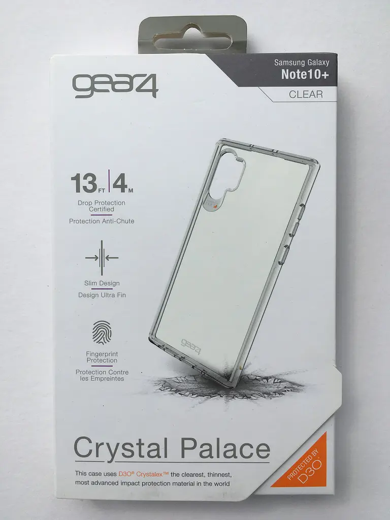 Протиударний прозорий чохол GEAR4 Crystal Palace антимікробним покриттям для Samsung Galaxy Note 10 Plus (6.8") - фото 6