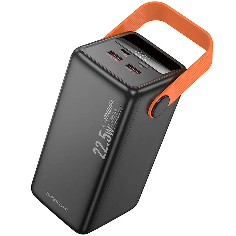 Портативний ЗП Power Bank Borofone BJ66B Magnifico 22.5W+PD20W 60000 mAh Black - фото 2