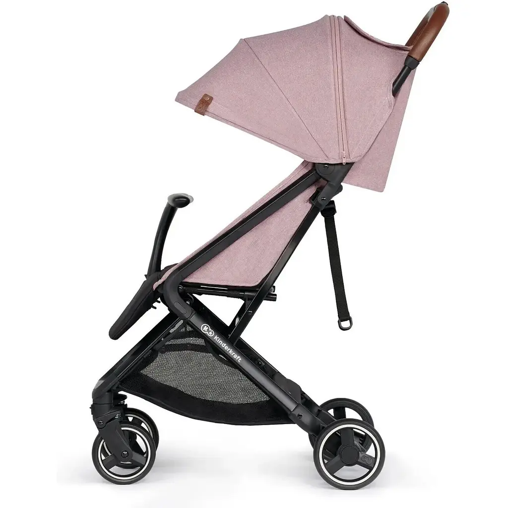 Прогулочная коляска Kinderkraft Nubi розовая (00-00304054) - фото 3