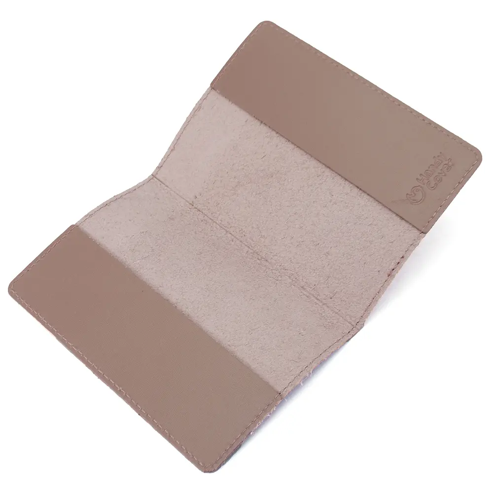 Подарочный набор женский Handycover №63 (нюдовый) обложка на документы + обложка на паспорт + ключница - фото 3