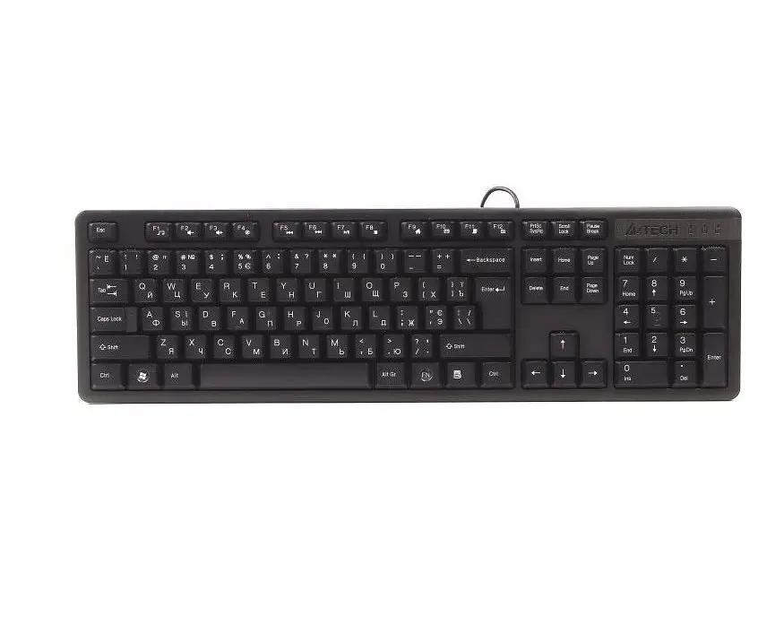 Клавіатура A4-Tech KK-3 USB Black
