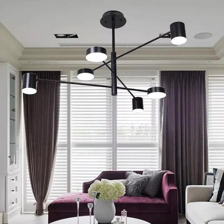 Світлодіодна led люстра Linisoln Dim 9602/3+3 - фото 2