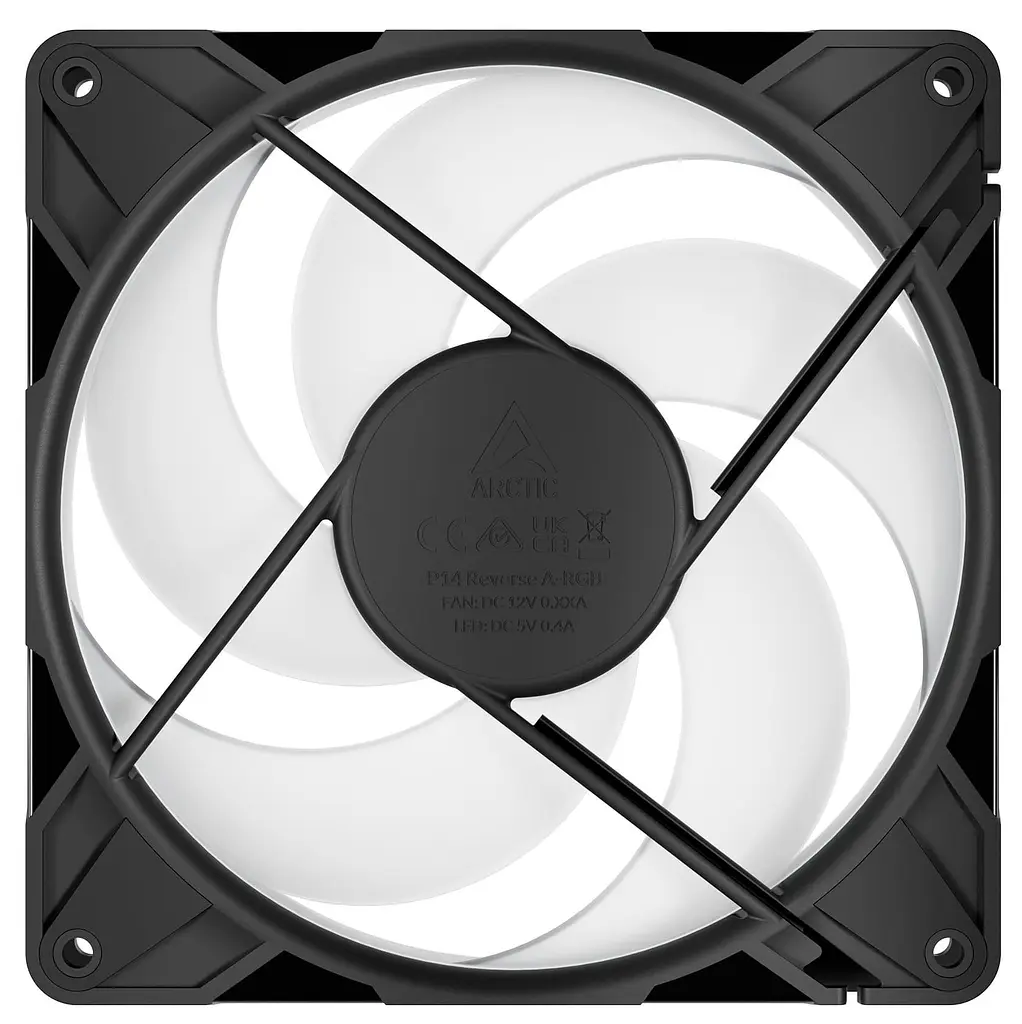 Вентилятор Arctic P14 PRO 140MM Reverse A-RGB Black (ACFAN00323A) - фото 4