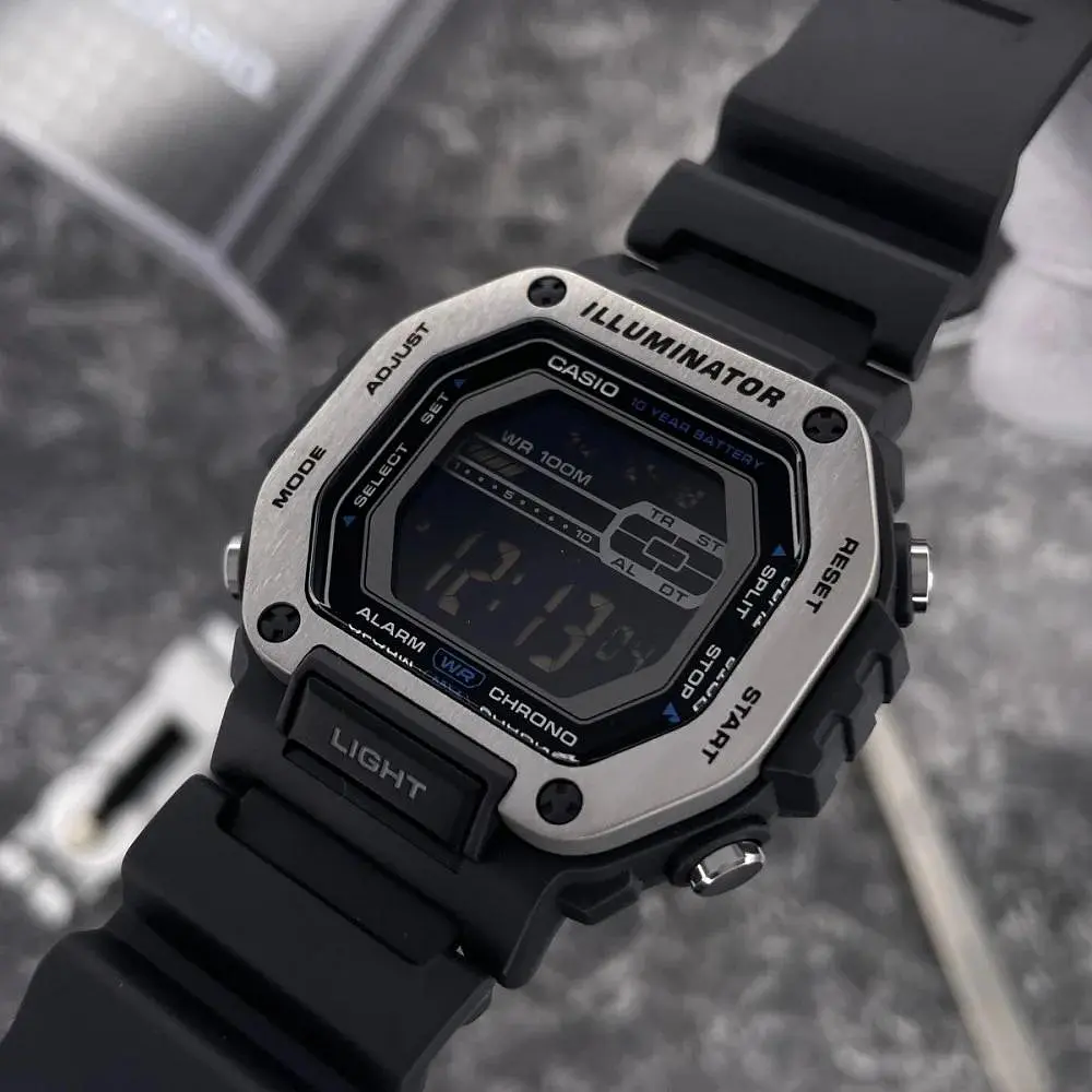 Чоловічий годинник Casio MWD-110H-8B Сріблястий ( AT1141-0178 ) - фото 3