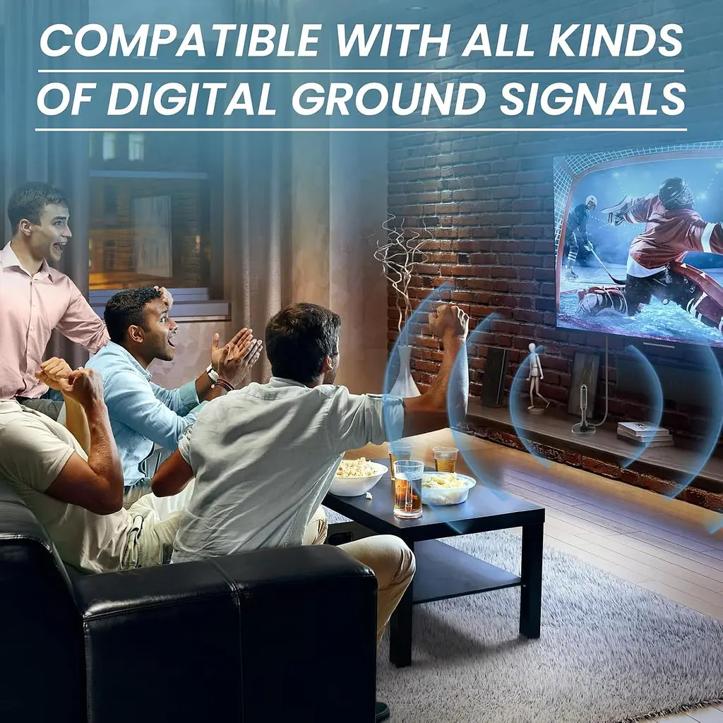 DVB-T2 антена DTA240 з магнітною основою для ТБ і радіо - фото 6