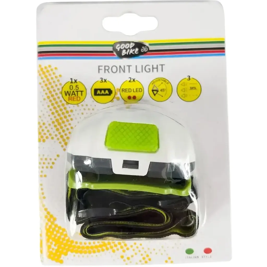 Ліхтар налобний світлодіодний Good Bike на батарейках 3 LED 3 режими (92307-IS) - фото 4