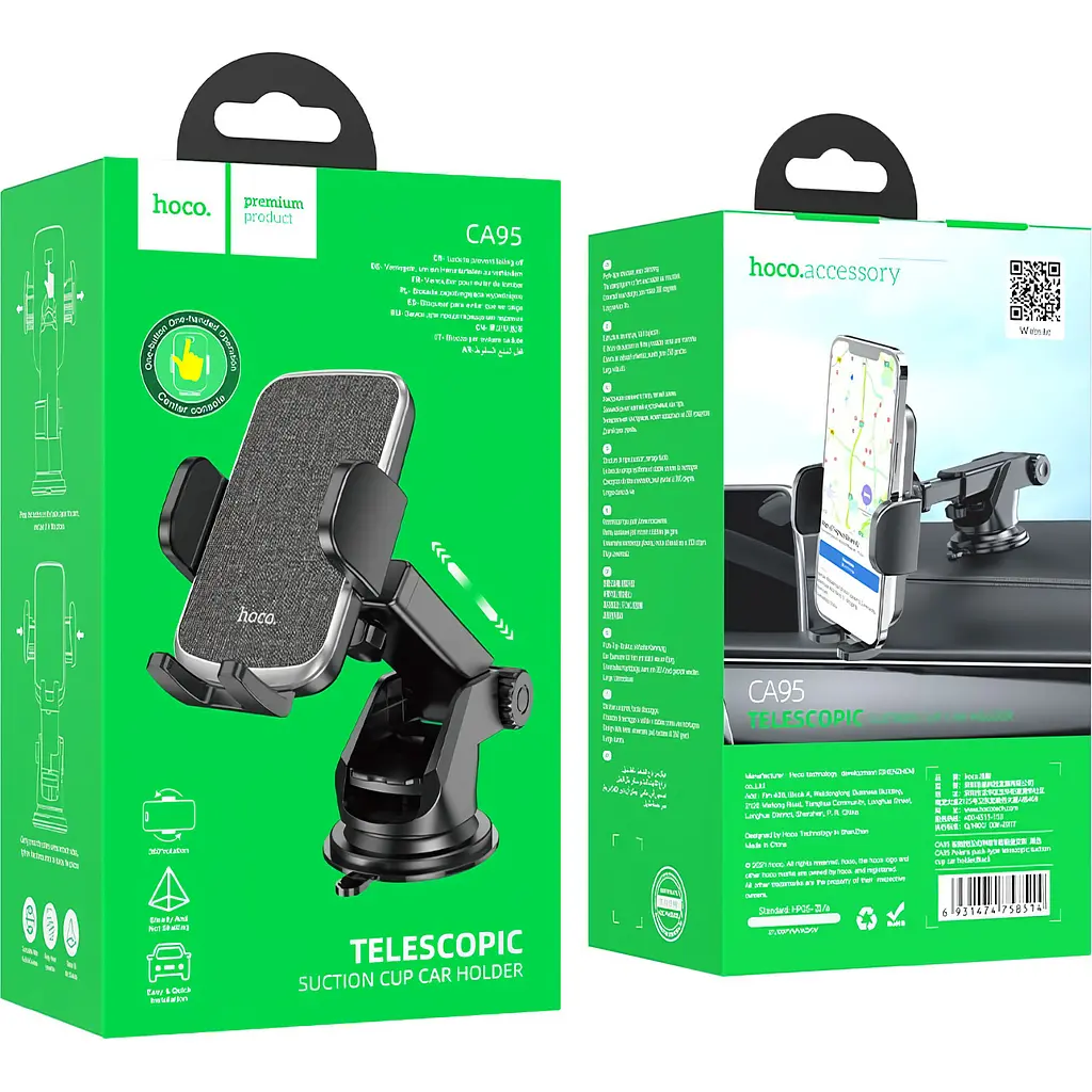 Автодержатель Hoco CA95 Car Mount Holder (758514) [118737] - фото 4