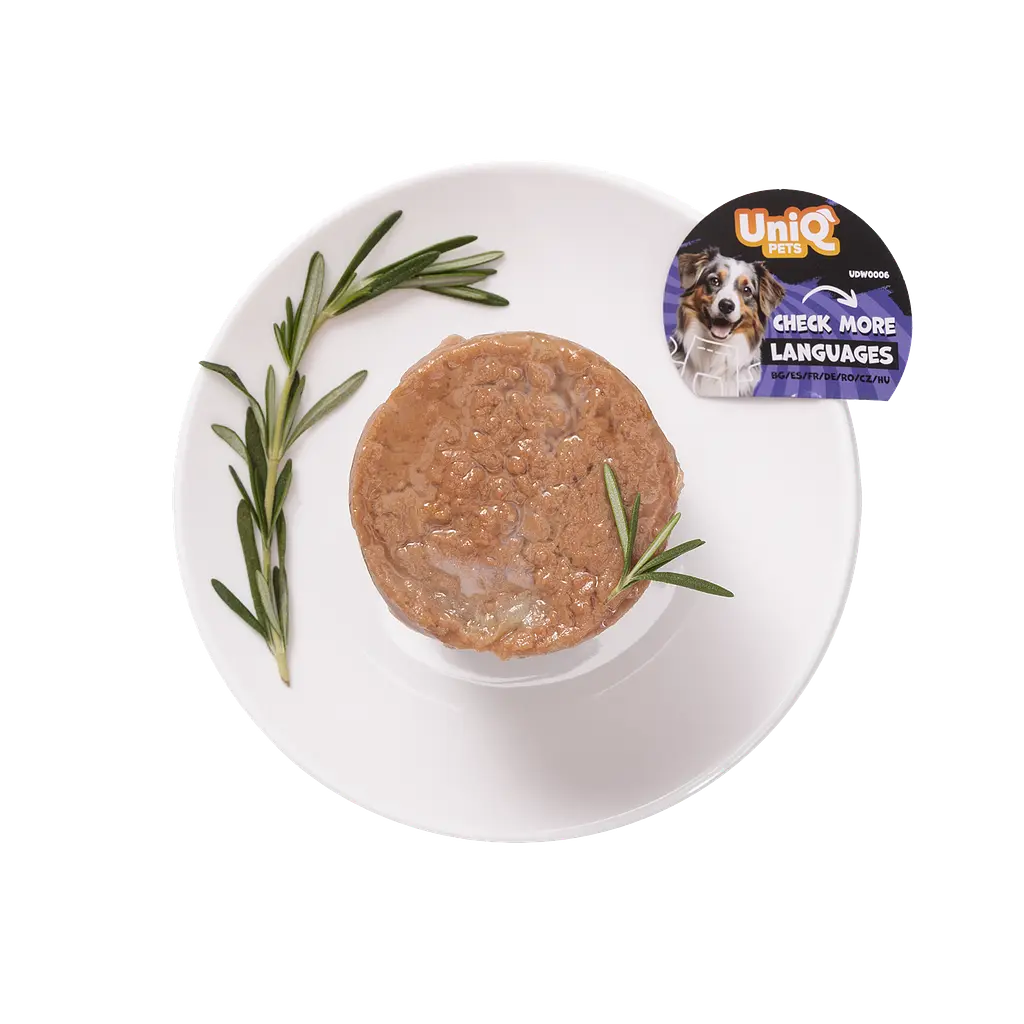 Консерви для собак UNIQ PETS DOG WET FOOD ROYAL RABBIT із кроликом, 375 г - фото 6