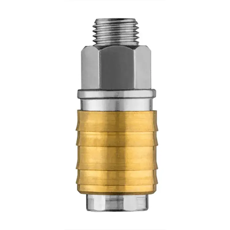Конектор для шланга Neo Tools муфта швидкознімна пневматична, 1/4", 16бар, нержавіюча сталь, латунь (12-635) - фото 5