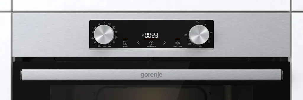 Духова шафа Gorenje електрична 77 л, A+, дисплей, нержавіюча сталь - фото 5