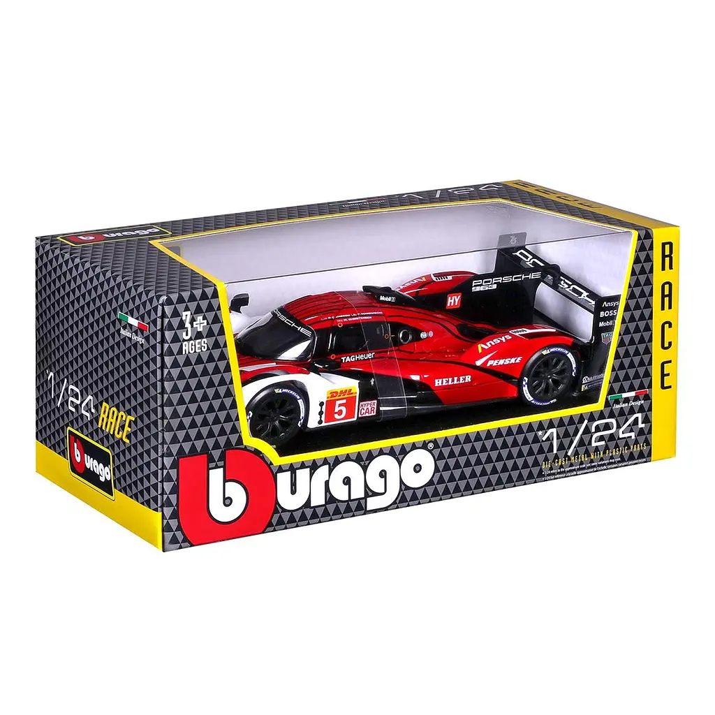 Автомодель - PORSCHE 963 (1:24) Bburago 18-28022 - фото 2