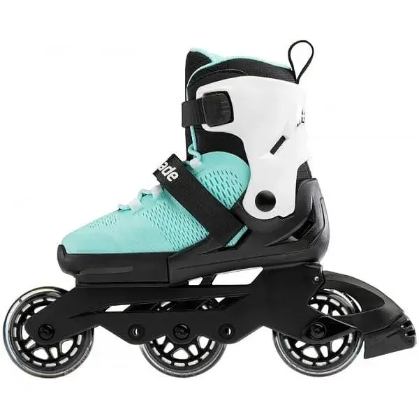 Ролики Rollerblade Microblade 3WD 28-32 Pure Aqua/White (1012-07221700-2V6-28-32) - фото 3