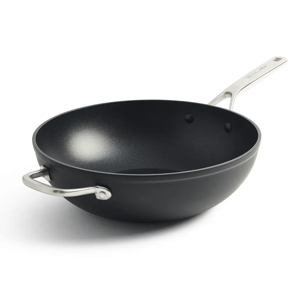 Вок KitchenAid FHA 30 см з керамічним покриттям (CC005696-001)