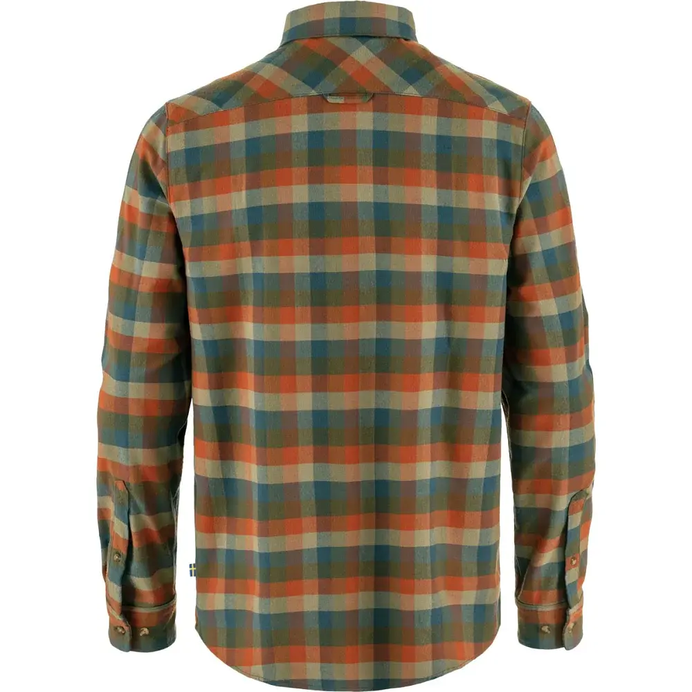 Сорочка Fjallraven Lappland Stretch Flannel Shirt M M laurel green/autumn leaf - фото 2