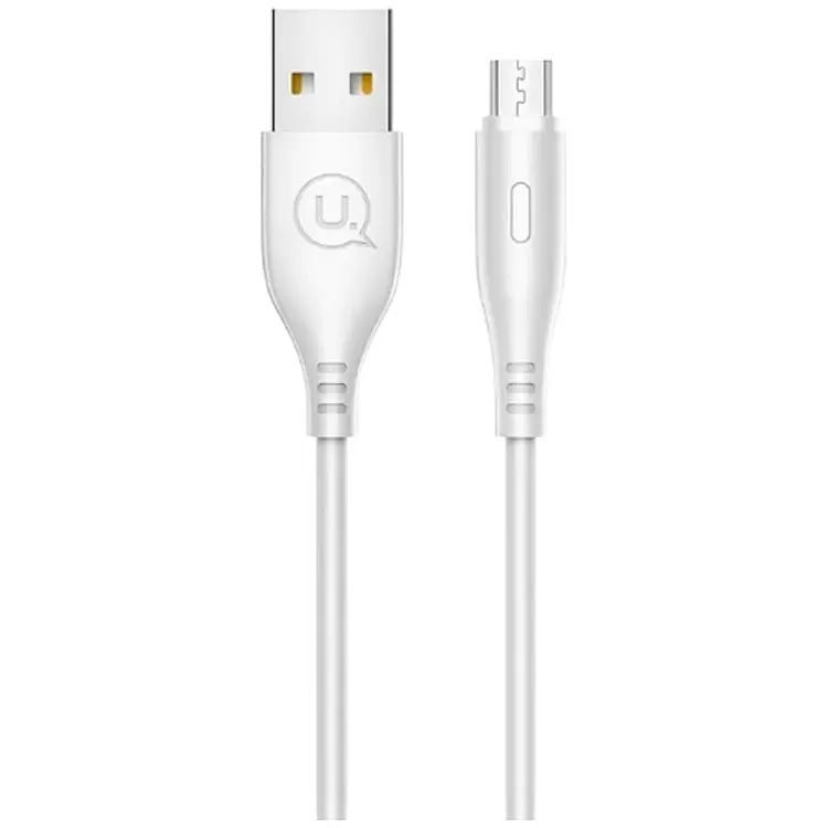 Кабель Usams US-SJ268 U18 Round Micro cable 1m White