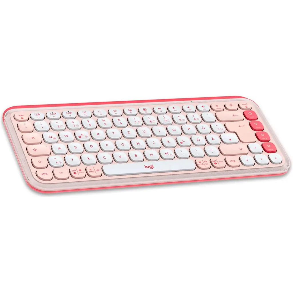 Комплект клавіатура та миша Logitech POP Icon Combo Bluetooth UA Rose [920-013142] [121100] - фото 3