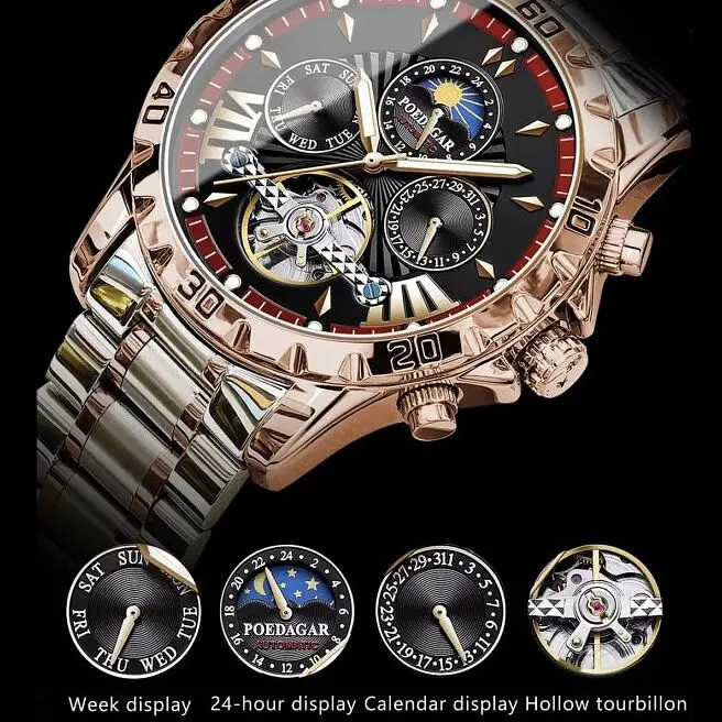 Годинник Poedagar Mechanical - фото 4