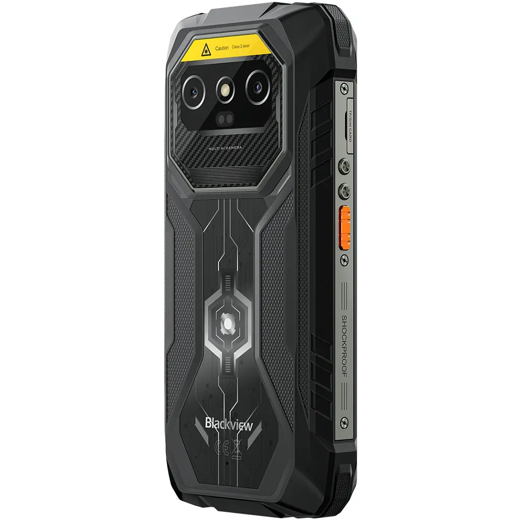 Смартфон Blackview ROCK 1 Pro 6.56" HD+ /8GB/256GB/ G81 /15000mAh / 20+16Мп / 2D Scaner /IP69K/Black - фото 5