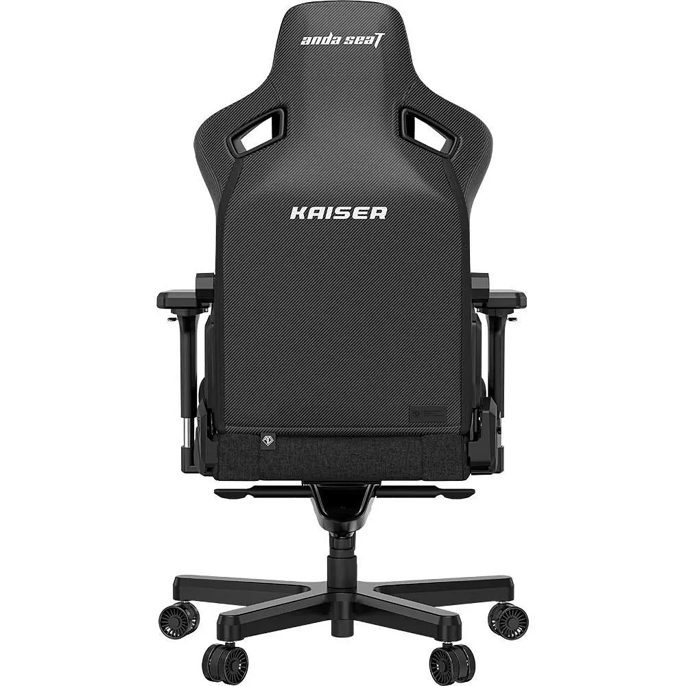 Кресло для геймеров Anda Seat Kaiser 3 Size L Black (AD12YDC-L-01-B-CF) - фото 3