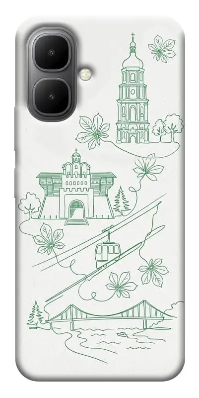 TPU чохол Demsky Heart of Kyiv для Infinix Smart 10