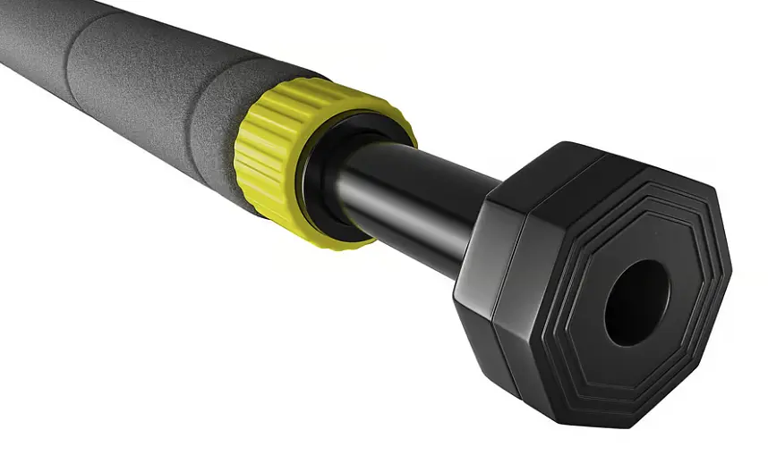 Турнік розсувний Hop-Sport HS-M050DP сіро-жовтий - фото 4