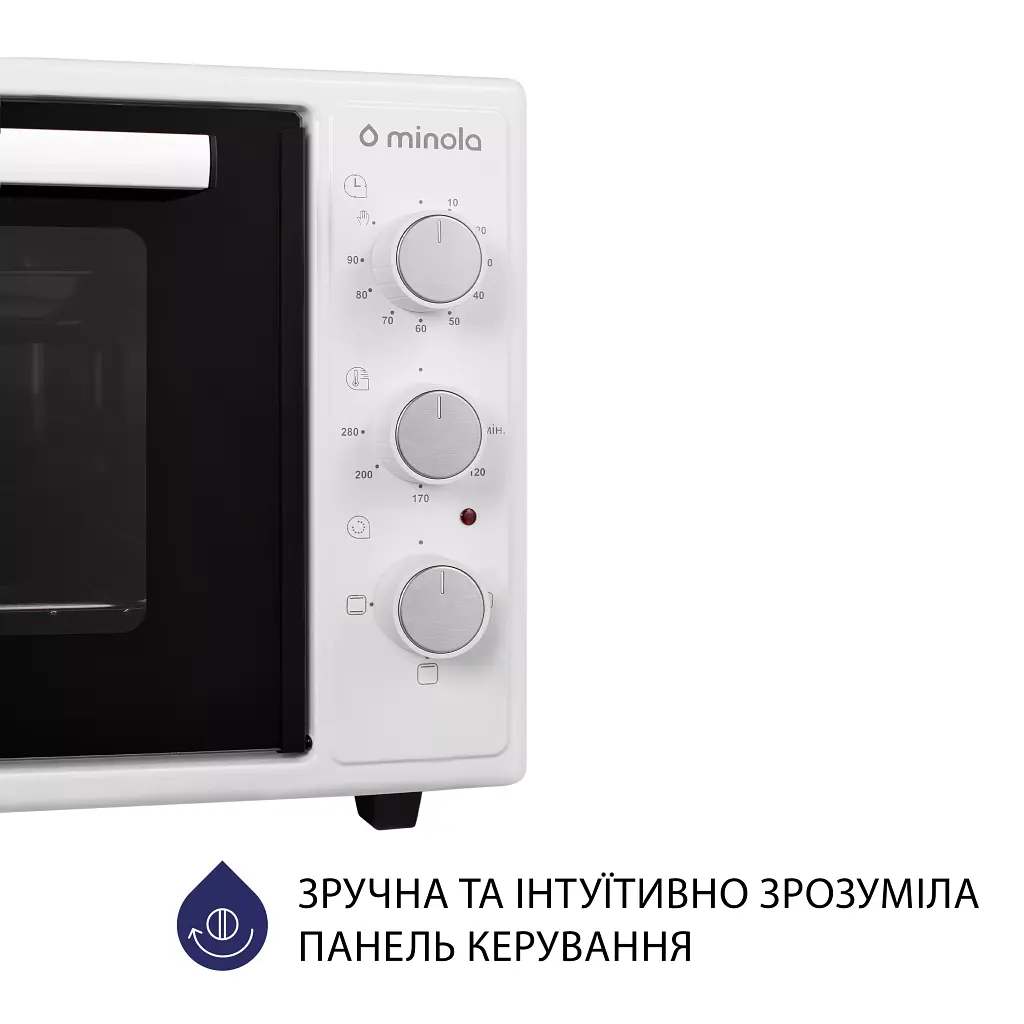 Електрична піч Minola FOE 4815 WH - фото 3