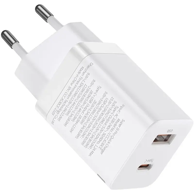 ЗП Baseus Super Si Pro 30W (CCSUPP-E02) білий - фото 3