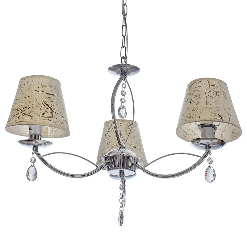 Люстра подвесная Brille с абажуром E14 (BKL-674S/3) - фото 4