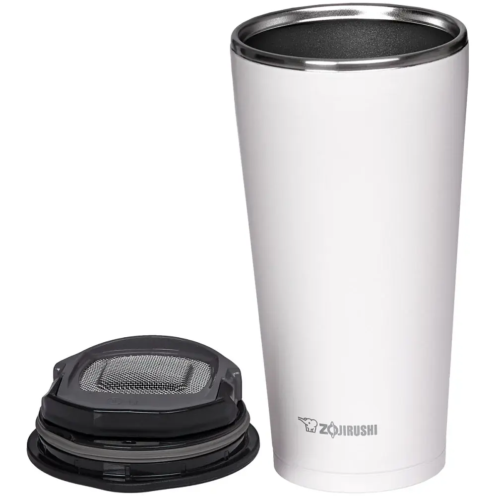 Термокухоль Zojirushi SX-FSE45WA з ситечком 0.45 л White - фото 4
