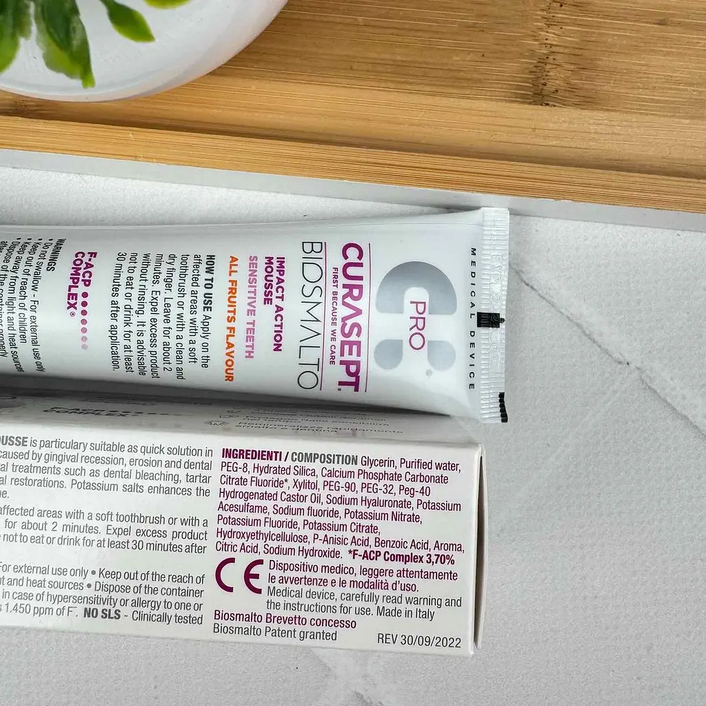 Мус Curasept Biosmal Sensitiv Teeth для домашнього використання 50мл - фото 2
