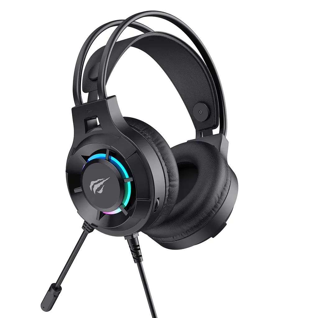 Ігрові навушники з мікрофоном HAVIT H2049d RGB Black HAVIT (29172-000) - фото 5