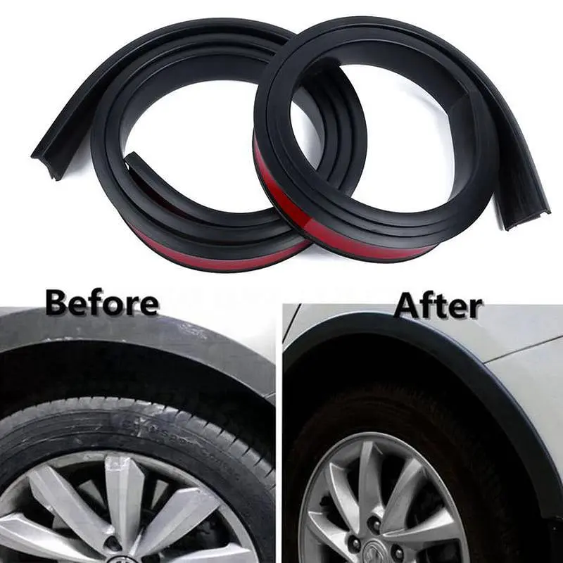 Молдинг на колісні арки Samurai Black 4D 1.5м/3M скотч 1шт - фото 2