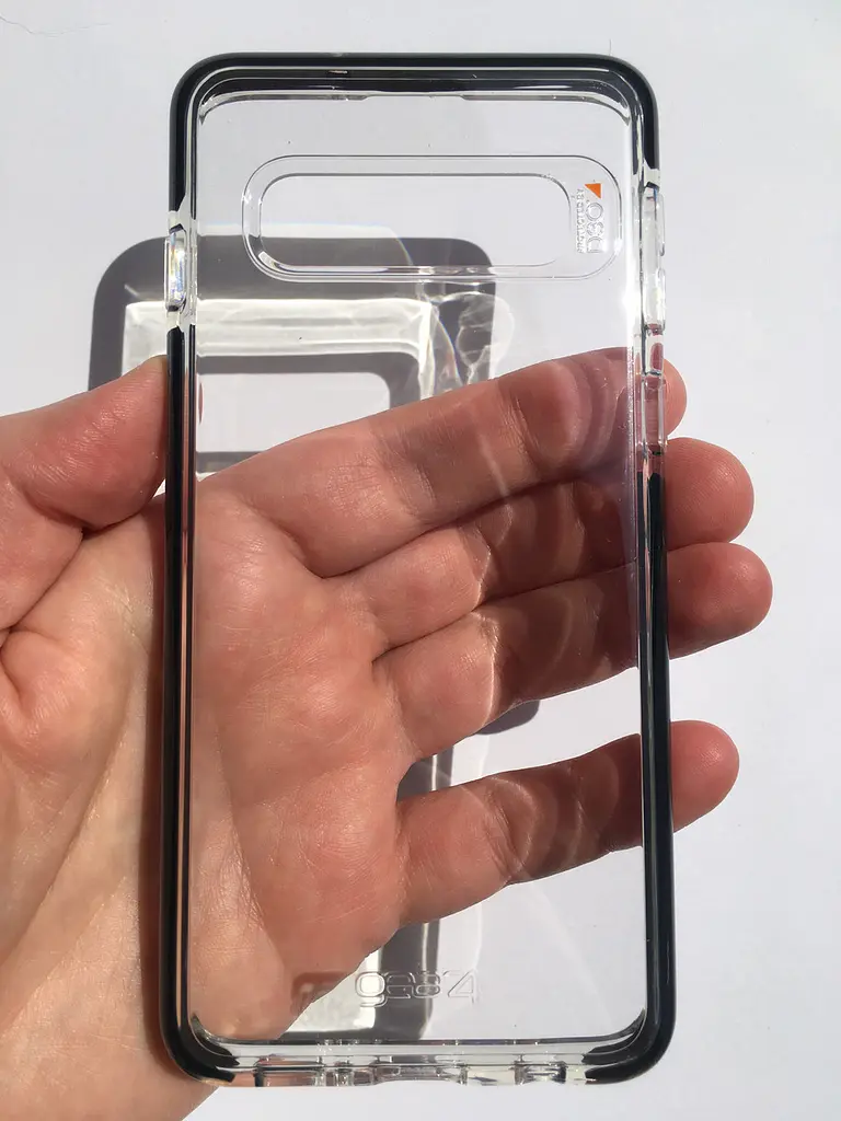 Оригінальний прозорий чохол для Samsung Galaxy S10 Plus (G975) GEAR4 Piccadilly D3O Black Протиударний - фото 5