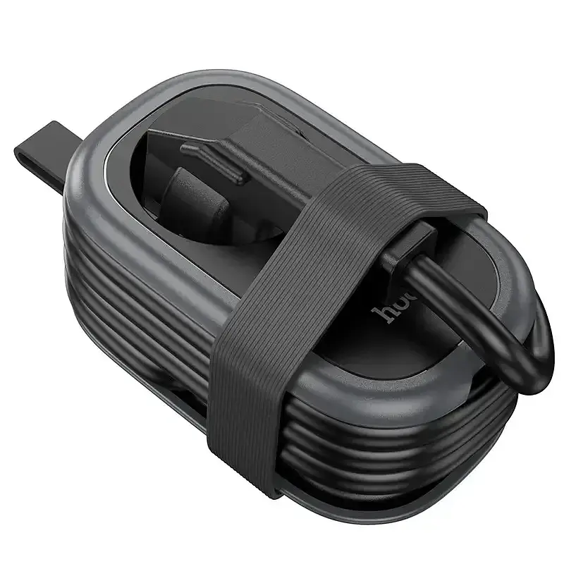 Мережевий подовжувач Hoco NS7 Sharp 1 position (PD20W/1C2A) Desktop Socket Black - фото 4