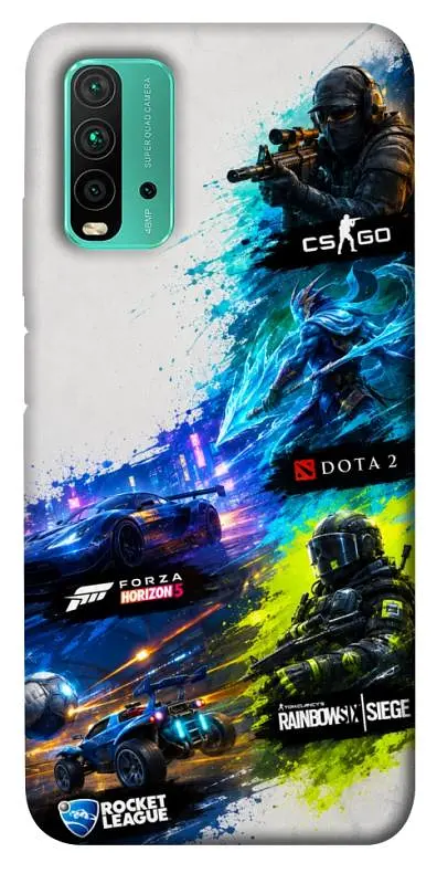 TPU чохол Demsky Full Throttle для Xiaomi Redmi Note 9 4G / Redmi 9 Power / Redmi 9T