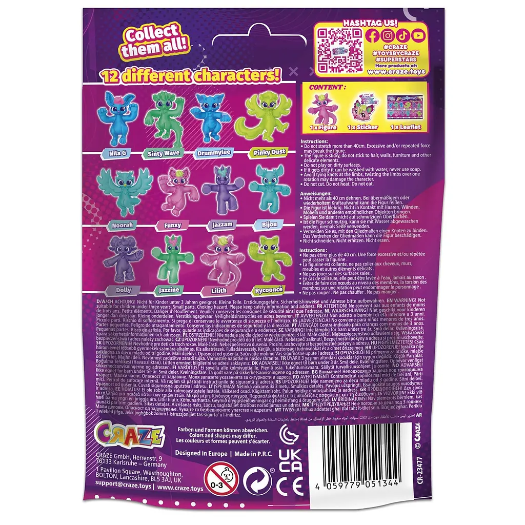 Игрушка Craze Superstars Тянучка-суперзвезда Minis в ассортименте (51344) - фото 19