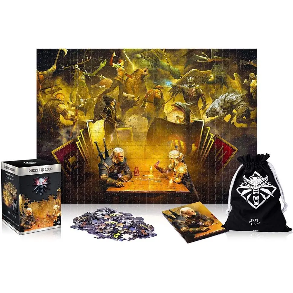 Пазл класичний GoodLoot Witcher: Playing Gwent puzzles 1000 елементів (5908305231448) - фото 2