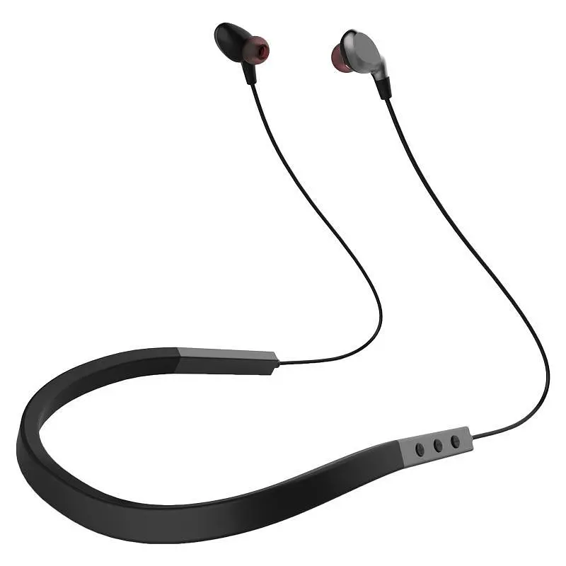 Бездротова гарнітура для спорту Bluetooth навушники Gelius Crossfade GP H-1050 Black/Grey - фото 4