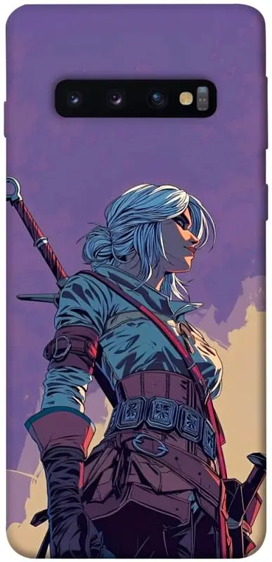 TPU чохол Demsky The witcher ciri для Samsung Galaxy S10