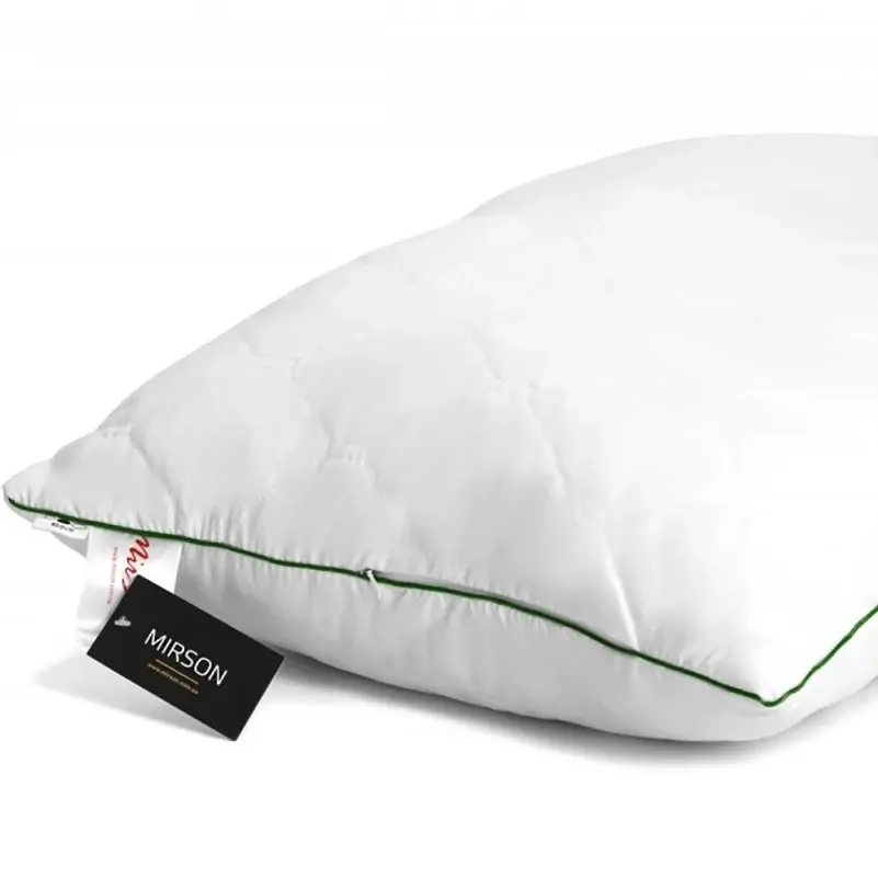 Набор MirSon антиаллергенный №9599 Eco Line Hand Made EcoSilk деми одеяло 140х205 см + подушка белый (2200010807110) - фото 6