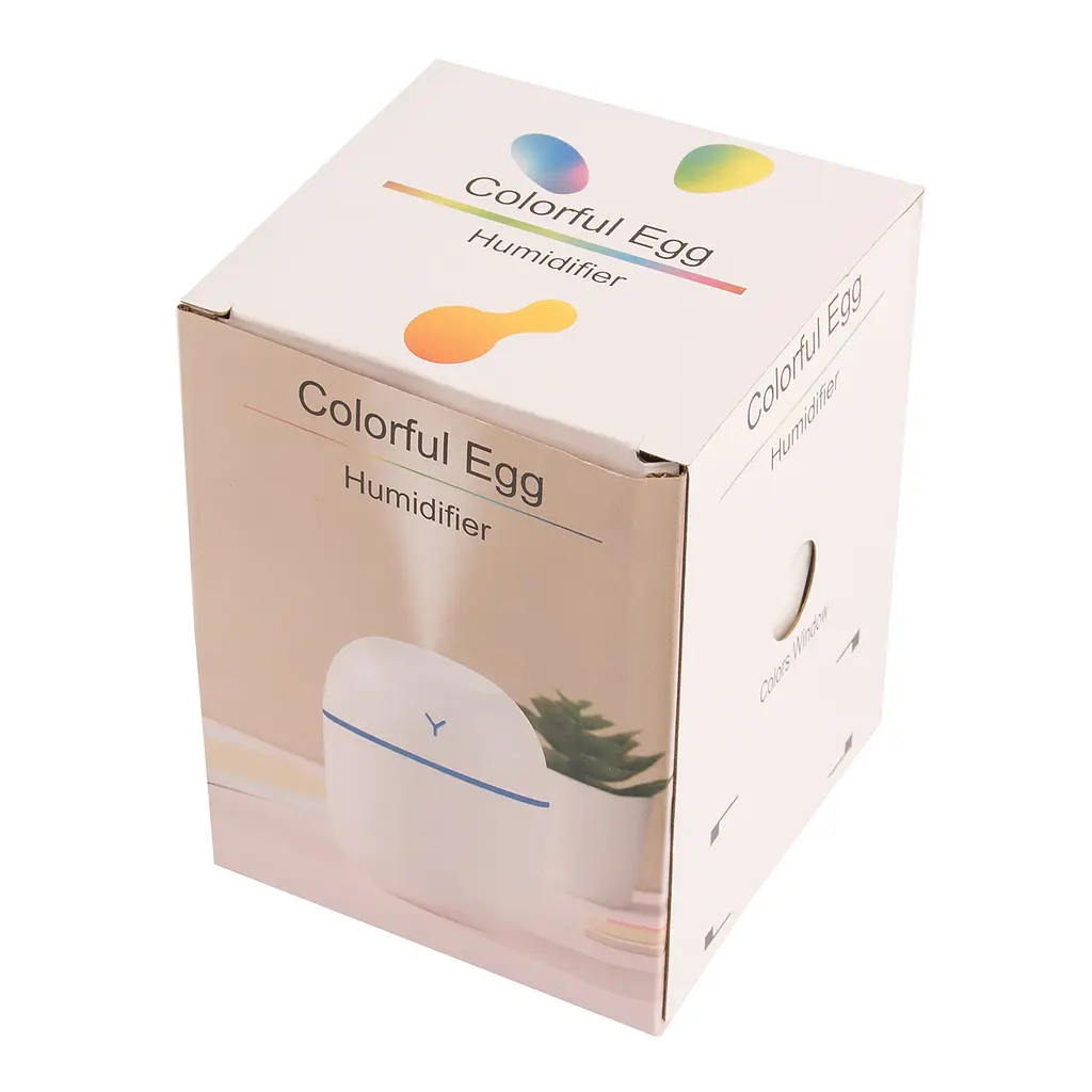 Ультразвуковий міні зволожувач повітря USB Humidifier White з підсвічуванням - фото 8