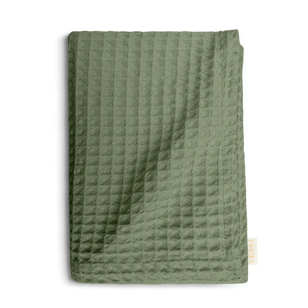 Вафельні рушники Fresh Greek Waffle CS1 2шт 75х95см/75х130см (SetTw_GreekWaffle_53Olive75x95_02Avori75x130) - фото 2