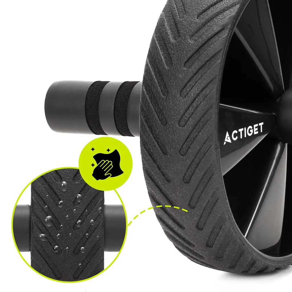 Ролик (гімнастичне колесо) для преса Actiget Ab Wheel ACT0110 Black - фото 3