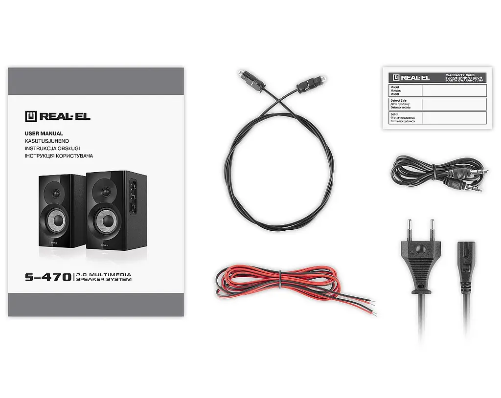 Комп'ютерні колонки REAL-EL S470B Hi-Fi 60 W Bluetooth, Optical, HDMI Black - фото 5