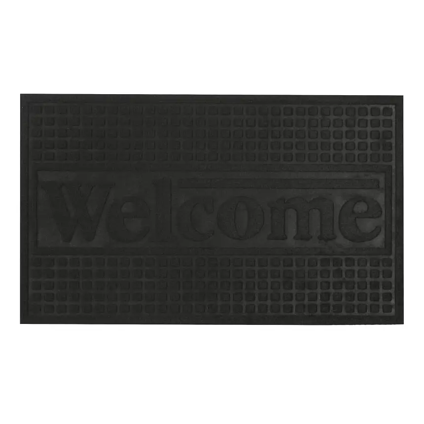 Килимок придверний Eco Fabric Welcome без кромки чорний 45 х 75 см (4575-010) - фото 3