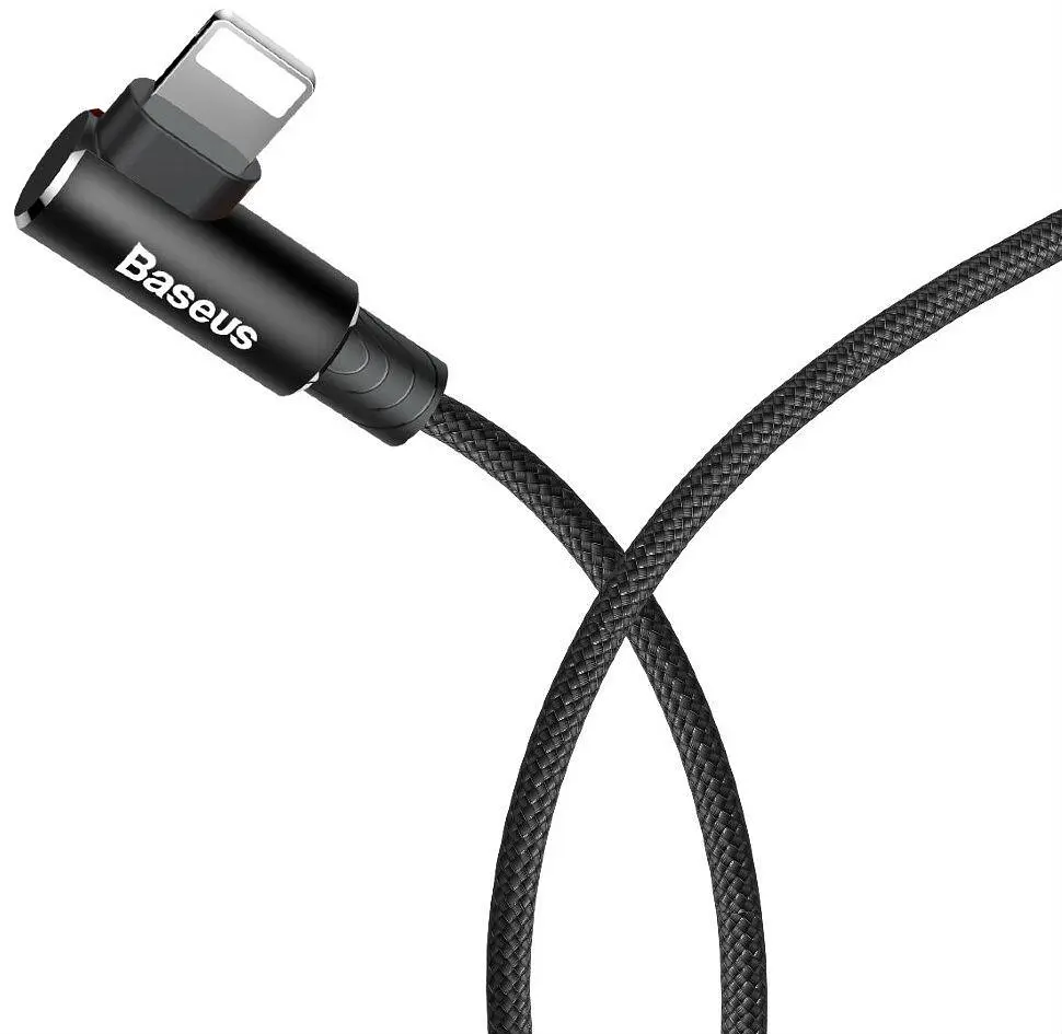 Кабель Baseus MVP USB - Lightning (M/M), 1.5A, 2 м Black (CALMVP-A01) - фото 2