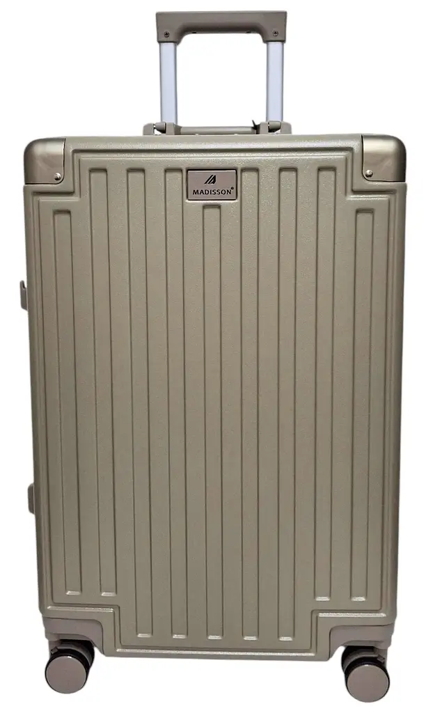 Валіза середня M Madisson Snowball 66503 M 64x43x26 см 100% полікарбонат на клямках Шампань - фото 8