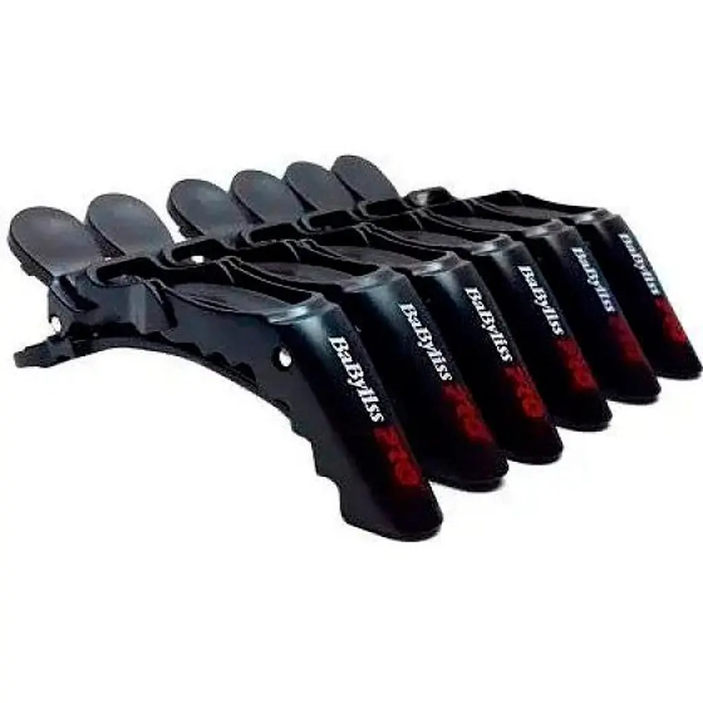 Зажим парикмахерский BaByliss PRO Croco Clip M2941E 6шт [86540] - фото 2